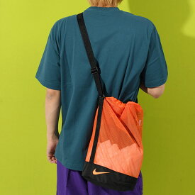 ナイキ スイミングバッグ NIKE メッシュショルダープールバッグ 20L 水泳 ショルダーバッグ プール スイミング オレンジ 1994038 2025夏新作