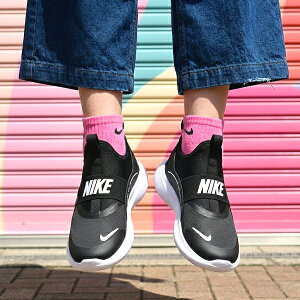 �y���悠��z30%OFF �������� �i�C�L �X���b�|�� �X�j�[�J�[ ���f�B�[�X �L�b�Y NIKE �t���b�N�X �����i�[ 4 GS �X���b�v�I�� �V���[�Y �C FLEX RUNNER 4 �u���b�N �z���C�g if2893