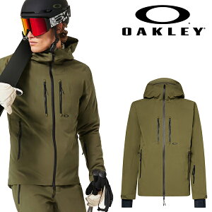 送料無料 スノーボードウェア メンズ ジャケット オークリー OAKLEY シェル スノーボード スキー スノボ スノー ウエア FOA406112-7CE 2025-2026冬新作