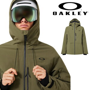 送料無料 スノーボードウェア メンズ ジャケット オークリー OAKLEY シェル スノーボード スキー スノボ スノー ウエア FOA407383-7CE 2025-2026冬新作