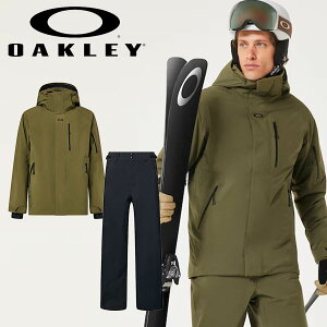送料無料 スノーウェア メンズ セットアップ オークリー OAKLEY ゴアテックス ジャケット パンツ 上下セット 上下組 スノーボード スキー スノボ スノー ウエア FOA406100-FOA406101 2025-2026冬新作 25/