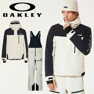 送料無料 スノーウェア メンズ セットアップ オークリー OAKLEY ジャケット ビブ パンツ 上下セット 上下組 スノーボード スキー スノボ スノー ウエア FFOA403653-FOA400939 2025-2026冬新作 25/26 25-26 10