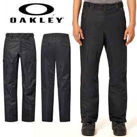 40%off 送料無料 スノーボードウェア メンズ パンツ オークリー OAKLEY 立体裁断 ボトムス スノーボード スキー スノボ スノー ウエア ブラック FOA404738-02E 2023-2024冬新作