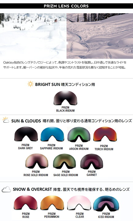 楽天市場】送料無料 スノーゴーグル スペアレンズ オークリー OAKLEY 