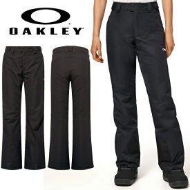 送料無料 スノーボードウェア レディース パンツ オークリー OAKLEY 立体裁断 ボトムス スノーボード スキー スノボ スノー ウエア ブラック FOA500128 02E