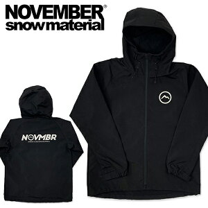 送料無料 シェルパーカー NOVEMBER ノベンバー スノー ボード SHELL PARKA ジップ パーカー メンズ スノボ スノー ウェア スノーボード 10%off