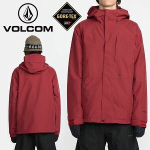 送料無料 スノーボードウェア VOLCOM ボルコム DUA INS GORE-TEX JACKET ゴアテックス BURNT RED メンズ ジャケット スノボ スノーボード スノーボードウエア SNOWBOARD WEAR 2025-2026冬新作 25-26 25/26 10%off