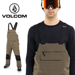 40%off 送料無料 スノーボードウェア VOLCOM ボルコム ROAN BIB OVERALL メンズ ビブパンツ ビブ スノボ スノーボード スノーボードウエア SNOWBOARD WEAR