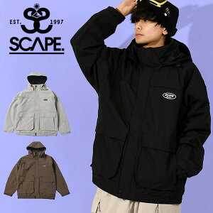 送料無料 スノーボードウェア SCAPE エスケープ DERBY JACKET メンズ レディース ダービー ジャケット スノボ スノーボード スノーウェア 71124305 20%off
