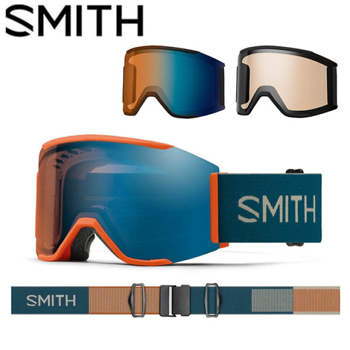 楽天市場】送料無料 スノーゴーグル SMITH スミス SQUAD MAG スカッド 