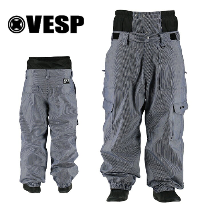 楽天市場】送料無料 スノーボードウェア VESP ベスプ HICKORY WIDE 