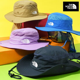 【動画あり】ネコポス発送！送料無料 ノースフェイス キッズ 帽子 ハット 撥水 THE NORTH FACE Kids Sunshield Hat サンシールド ハット 子供 紫外線 日差し防止 サンシェード NNJ02521 2025春夏新作