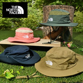 ネコポス発送！送料無料 2026春夏新作 ノースフェイス UVカット ハット キッズ THE NORTH FACE Kids Sunshield Hat サンシールド ハット 帽子 子供 撥水 紫外線 日差し防止 サンシェード NNJ02521