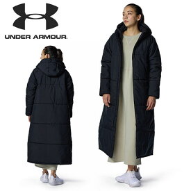 34%off 送料無料 軽量 撥水 ベンチコート レディース アンダーアーマー UNDER ARMOUR UA INSULATED LONG COAT 中綿 ロングコート ジャケット 防寒 スポーツ観戦 6007725