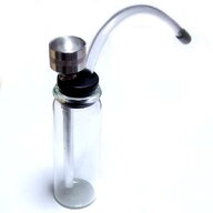 ボトル型 水パイプ タバコ シャグ など用 喫煙具 水たばこ 喉に優しい 携帯 持ち運び ドライハーブ パイ…