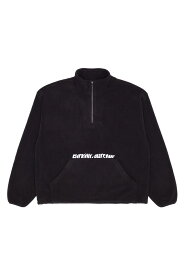 AW23 Fucking Awesome ファッキンオーサム Cut Off 1/4 Zip Polar Fleece black カット オフ 1/4 ジップ ポーラー フリースブラック 正規取扱店 送料無料 supreme取扱 シュプリーム スケーターブランド jason dill ジェイソン ディル