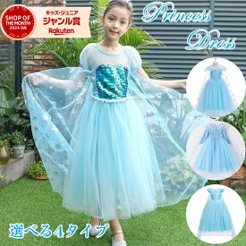 ＼今月限定ポイント10倍／【国内検品・検査済】プリンセス ドレス 子供 姪っ子 長袖 半袖 100cm コスプレ ワンピース なりきり かわいい 孫 ハロウィン 仮装 キッズ クリスマスプレゼント コスチューム 100 110 120 130 140 150 お姫様 誕生日 発表会 女の子 即納 特典