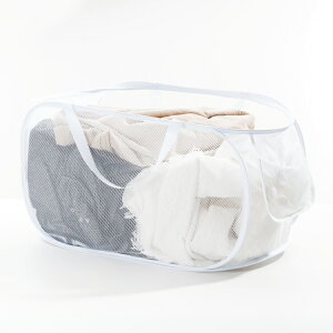 折りたためる 洗濯カゴ オシャレ ランドリーバスケット 大容量 メッシュ カゴ 自立 大容量 ランドリーボックス ランドリー 折りたたみ バスケット ランドリーバッグ 洗濯かご 洗濯籠 折畳み