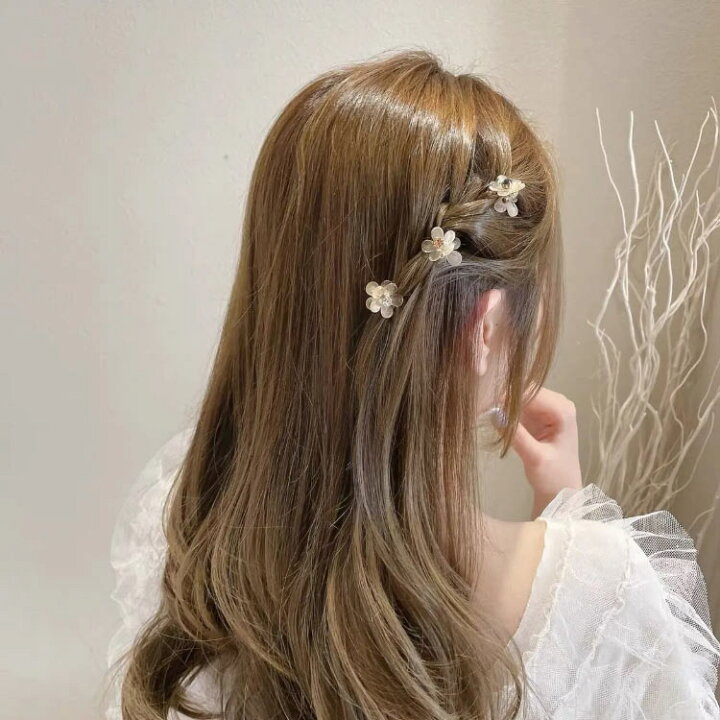 セール ミニヘアクリップ バンスクリップ 花 パール 1個入り ヘア留め ヘアアクセサリー 前髪 かわいい オシャレ 髪飾り ショッピングゴー Shoppinggo Magaseek 8pcsミニクロークリップかわいい前髪クリップヘアピンヘッドドレスヘアアクセサリー女の子と