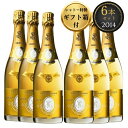 【 楽天最安値に挑戦中 】ルイ・ロデレール・クリスタル2014　6本セット 1本￥39,500税込 750ml　ギフトボックス付【…