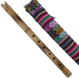 ケーナ 民族楽器 N-05 フォルクローレ楽器 フォルクローレ音楽 アンデス楽器 伝統楽器 女性最適 竹 焼き柄 ペルー