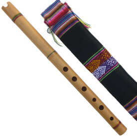 ケーナ BL-W15 フォルクローレ楽器 アンデス楽器 伝統楽器 民族楽器 BLAS作 ブラス作 演奏用 竹製 ケース付き フォルクローレ音楽