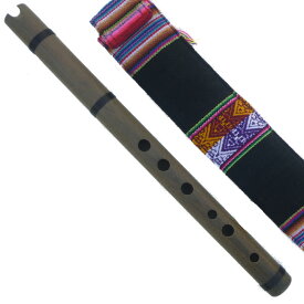 ペルー 民族楽器 GUA-19 ケーナ アンデス楽器 フォルクローレ楽器 リグナムバイタ Guayacan Wari製
