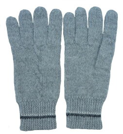 アルパカ100％ 手袋 アンデス 縄編み柄 ボーダー柄 ソフト 暖かい 女性用 ALA-068-03淡グレー