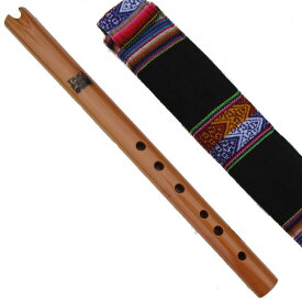 ペルー TB-23 TAKI 演奏用 ショート 穴1cm 女性用 木製 民族楽器 伝統楽器 ケーナ アンデス楽器 フォルクローレ楽器