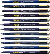 【まとめ買い 12種類セット】サクラクレパス ピグマ セット 黒 ブラック 全12種類セット 003 005 01 02 0…