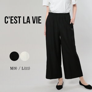 �y2026�t�ĐV��z �Z���r C'EST LA VIE Linen-like tuck ���f�B�[�X �p���c �{�g���X ���C�h�p���c �Z�~���C�h �X�g���[�g �E�G�X�g�S�� ������ ��l �J�W���A�� 60�� 70�� M L �T�C�Y �t �� �H elife �C�[