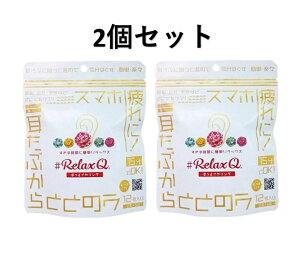 ★10/24 20:00〜10/27 9:59 お買い物マラソン★【2個セット】RelaxQ ほっとイヤリング ホットイヤリング スマホ疲れに!耳たぶから整う 12個入り 温熱パッチ 15分でOK 温活 お灸 送料無料