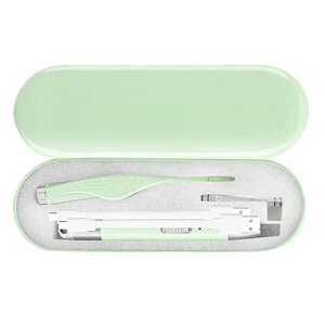 mitas USB充電式 グリーン 光る耳かき LED ライト 付き ピンセット USB 充電式 みみかき 耳かき 照明付き 耳掃除 介護耳かき 耳掻き 便利グッズ 子ども用 子供 電気 介護 日用品 LEDライト LED耳かき