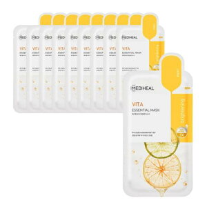 fBq[ GbZV}XN(10P) / MEDIHEAL Essential Mask 10 sheets (r^) r^~ g[Abv ̊ 邭 h