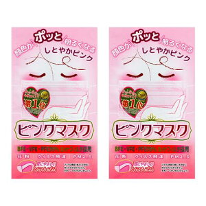 sN}XN { Ƃ₩sN 20×2pbN }XN PINK MASK 99JbgtB^[ ߃TCY ɂ₳_炩S m[Ys[X ̃v[cH ԕ PM2.5 ECX