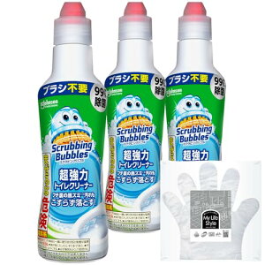 XNrOou (Scrubbing Bubbles) ̓gCN[i[ 400g×3{ |܂ gC   ܂Ƃߔ 