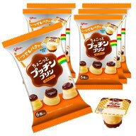 江崎グリコ ちょこっとプッチンプリン カスタード 常温保存可能 おやつ お弁当 120g(20g×6個入り)×6袋