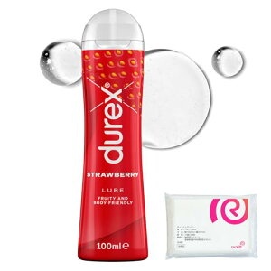 Durex �f�����b�N�X �����[���[ �X�g���x���[ 100ml ���� ���[�V���� �t���[�o�[�^�C�v + ���܂��t��
