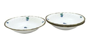 業務用 セット昭和レトロな浪漫食器シリーズ 24 楕円 カレーパスタ皿(果実ブルーベリー)3枚セット