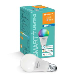 LEDVANCE SMART+ Japan ̔X}[gLEDd Google Home/Apple HomeKit/Siriƌ݊̂X}[gLEDd Bluetoothڑ RGB tJ[(Jt+dF+F)E26Ή 800lm 10.5W ǉڑsv SMARTBTA60RGBW