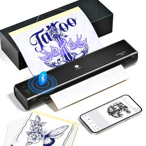 Phomemo TP81 tattoo printer �^�g�D�[�p��10���t�� �^�g�D�[�}�V�� �]�ʋ@ ���o�C���v�����^�[ �^�g�D�[�R�s�[�@ �T�[�}���v�����^�[ tattoo machine �^�g�D�[�]�� �^�g�D�[�}�V�� �g�ь^ �[�d�� ���{��