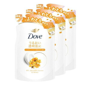 Dove(�_��) �{�f�B�\�[�v �ӂ�Ƃ�{�f�B�E�H�b�V�� �L�����N�Z�C �l�ߑւ��p 3�Z�b�g 340g×3