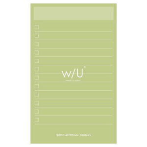 �i�J�o���V W/U (watashi no sobani) �m�[�g�t� �X���� �s�X�^�`�I�O���[�� WU-FSTN-R-G