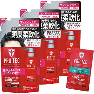 PRO TEC(�v���e�N) ����X�g���b�` �R���f�B�V���i�[ �l�ւ��p 230g×3��+�f�I�h�����g�\�[�v1�񕪂��܂��t