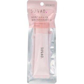 スガオ(SUGAO) スノーホイップクリーム ピンクホワイト スノーホワイトパール配合 SPF23/PA+++ (化粧下地) 25g