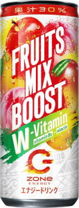 ZONe(][) ENERGY FRUITS MIX BOOST GiW[hN Y_  240ml×30{