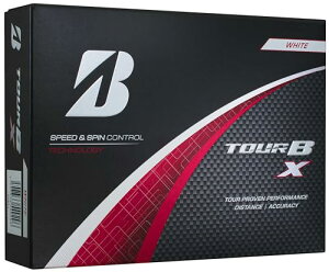 Bridgestone GOLF �S���t�{�[�� TOUR B X 2024�N���f�� �z���C�g 1�_�[�X[12����]