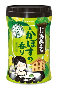 いい湯旅立ち 薬用入浴剤 にごり湯 かぼすの香り 600g