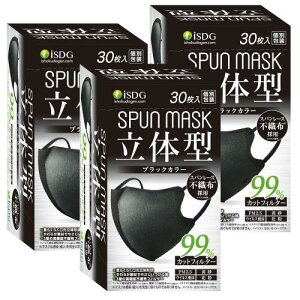 [HhbgR] iSDG90 30x3 ̌^Xp[XsDzJ[}XN SPUN MASK (Xp}XN) ubN 30x3