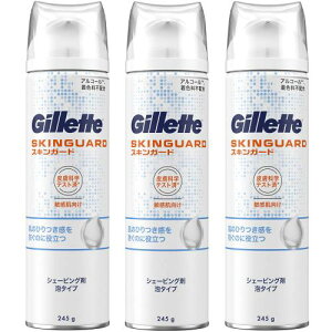Gillette ܂Ƃߔ Wbg XLK[h VF[rOtH[ qp A^Cv 245g × 3